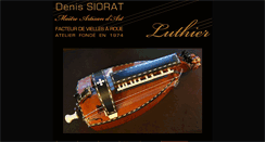 Desktop Screenshot of luthier-vielles-siorat.com