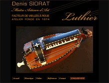 Tablet Screenshot of luthier-vielles-siorat.com